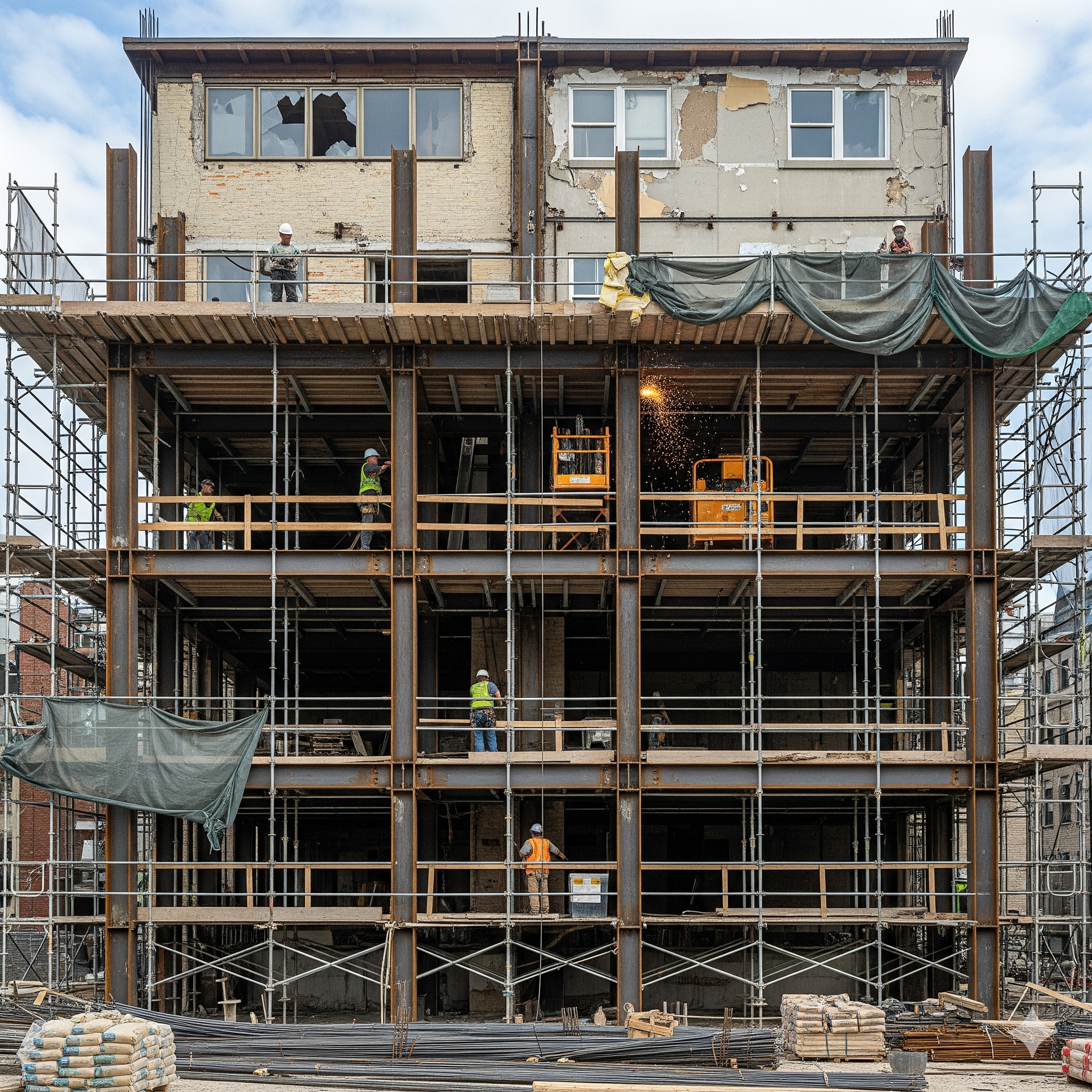 סיקה בחיזוק מבנים ואיטום